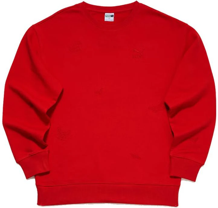 puma-unisex-solid-red-crewneck-pullover-sweatshirt-625253-11