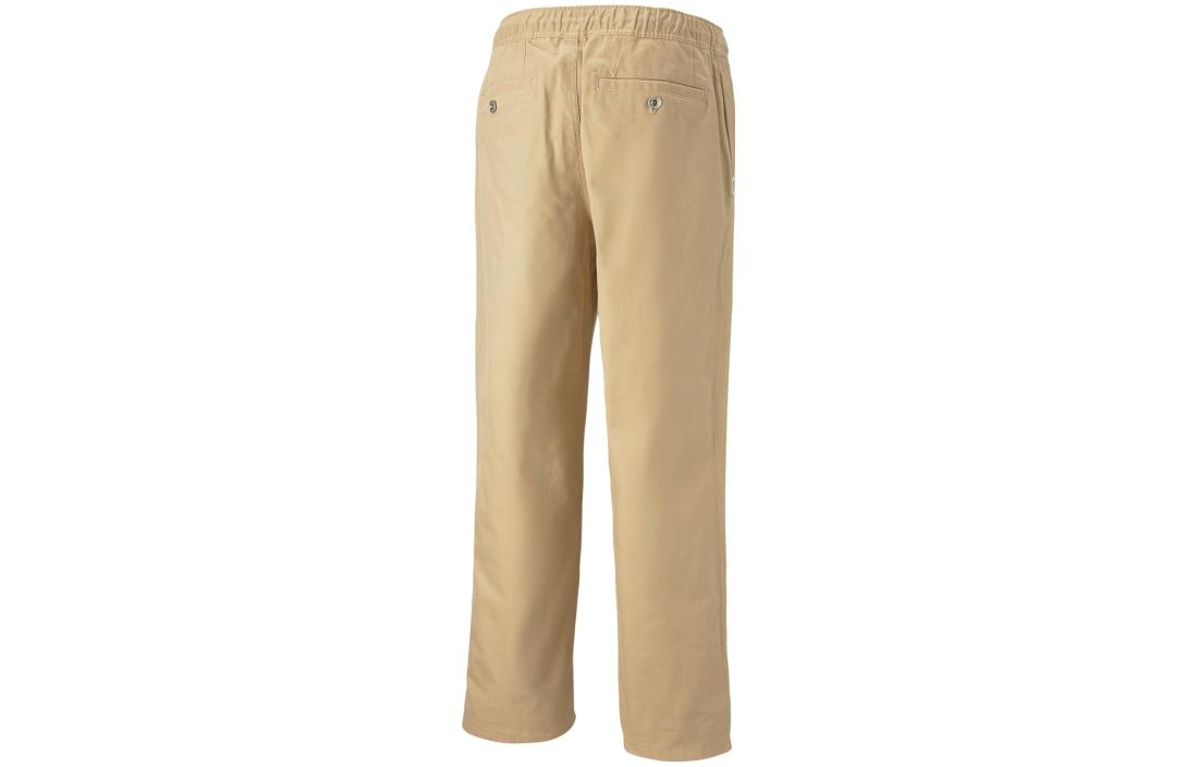 Lookbook PUMA Unisex Seluar Kasual Kuning Desert Straight-Leg Woven. 538991-89