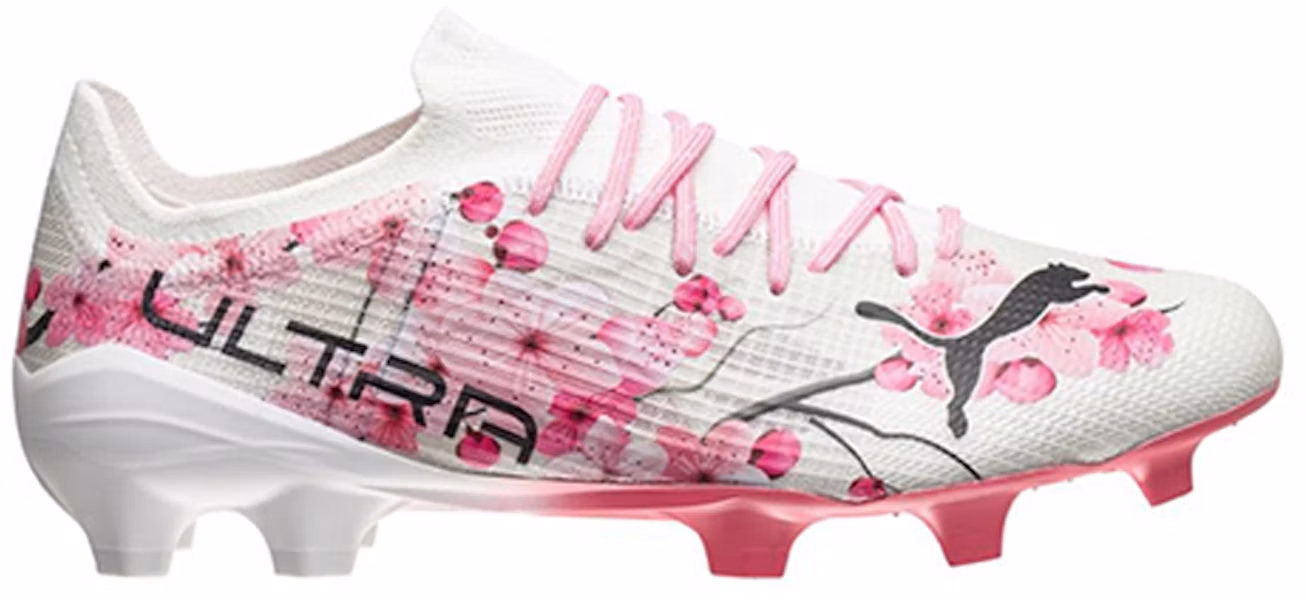 Unisport x Puma ULTRA 1.4 FG/AG 低筒耐磨足球鞋 男女款 粉白 樱花 Lookbook Unisport x Puma ULTRA 1.4 FG/AG 低筒耐磨足球鞋 男女款 粉白 樱花