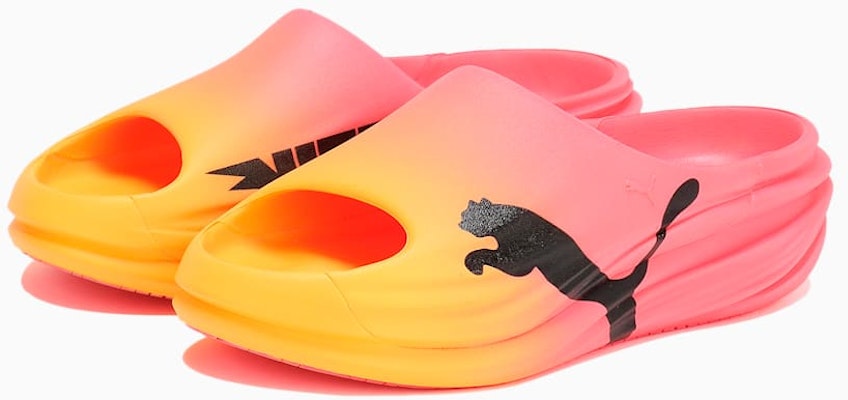 PUMA Unwind NITRO™ Cat Active Sneakers Sunset Glow-Sun Stream-PUMA Black 379895-10 Order PUMA Unwind NITRO™ Cat Active Sneakers Sunset Glow-Sun Stream-PUMA Black 379895-10