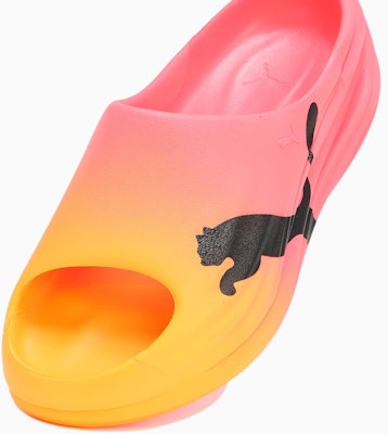 PUMA Unwind NITRO™ Cat Active Sneakers Sunset Glow-Sun Stream-PUMA Black 379895-10 Details for PUMA Unwind NITRO™ Cat Active Sneakers Sunset Glow-Sun Stream-PUMA Black 379895-10