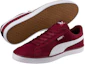 Shop Puma Urban Plus Suede 耐磨防滑休閒板鞋 紅酒色