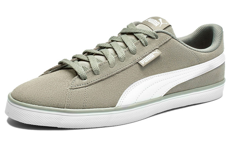 Lookbook 彪马都市加绒绒面革「潮流搭配低帮休闲灰」 365259-02