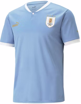 Puma Uruguay National Team 2022 World Cup Home Fan Jersey Blue 770284-01 Buy Puma Uruguay National Team 2022 World Cup Home Fan Jersey Blue 770284-01