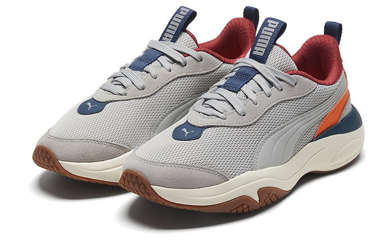Lookbook Puma Val Kelabu/Putih/Jingga Low sneakers 372239-03