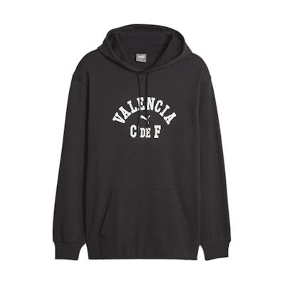 Puma Valencia CF Logo Casual Pullover Hoodie Black Long Sleeve 773339-03