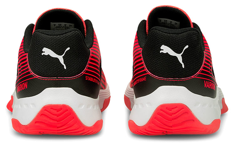 Shop PUMA Varion 耐磨輕便 低筒 跑步鞋 男女通款 紅黑白
