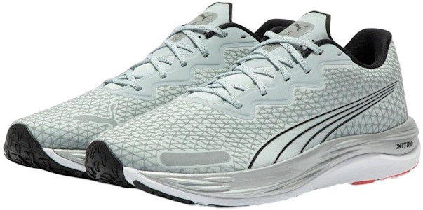 PUMA VELOCITY NITRO 2 Wtr 防滑耐磨 低幫 跑步鞋 藍灰 Lookbook PUMA VELOCITY NITRO 2 Wtr 防滑耐磨 低幫 跑步鞋 藍灰