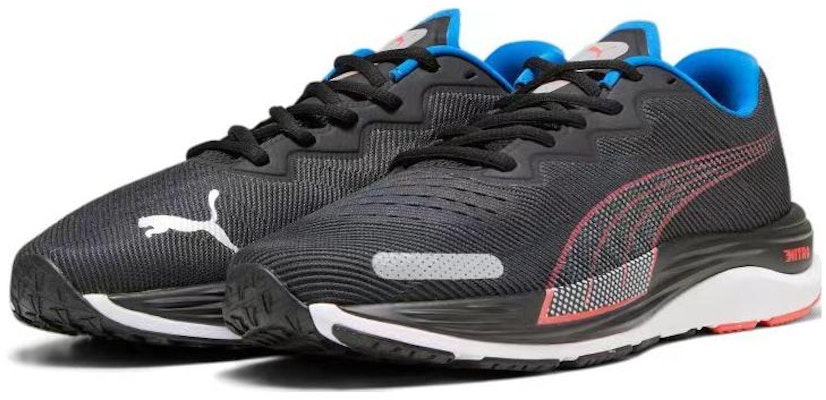 Puma Velocity Nitro 2 'Hitam Fire Orchid Ultra Biru' 195337-17 Shop Puma Velocity Nitro 2 'Hitam Fire Orchid Ultra Biru' 195337-17