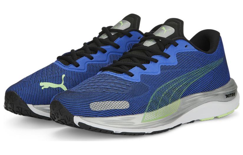 Lookbook PUMA Velocity Nitro 2 舒適百搭 耐磨防滑 低筒 跑步鞋 男款 藍色
