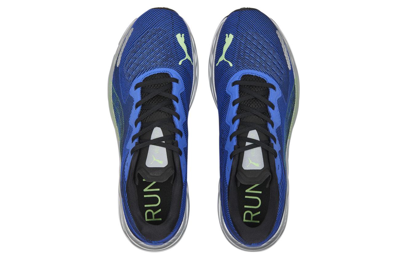 Shop PUMA Velocity Nitro 2 舒適百搭 耐磨防滑 低筒 跑步鞋 男款 藍色