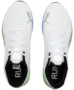 プーマ ベロシティ ニトロ 2 フェード (白緑青) 378526-02 Shop プーマ ベロシティ ニトロ 2 フェード (白緑青) 378526-02