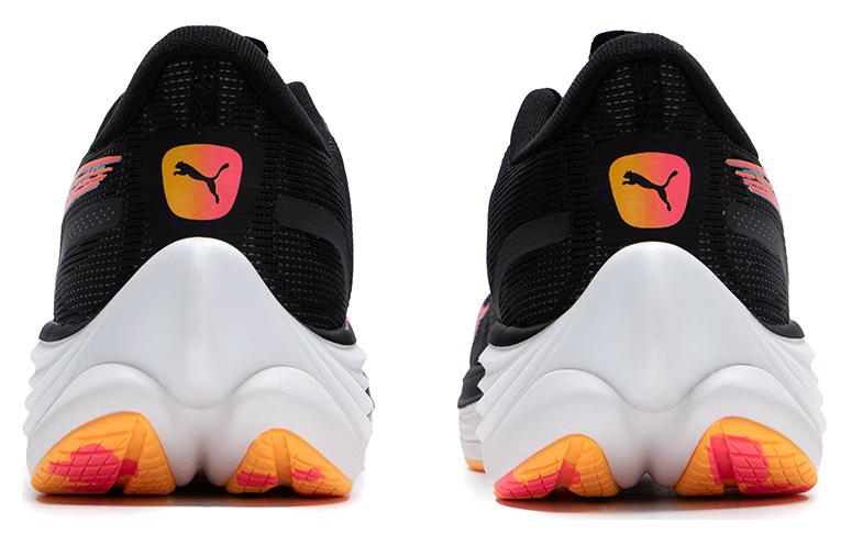 Shop PUMA Velocity Nitro 3時尚舒適 織物減震防滑耐磨 低幫 休閒跑步鞋 男款 黑黃