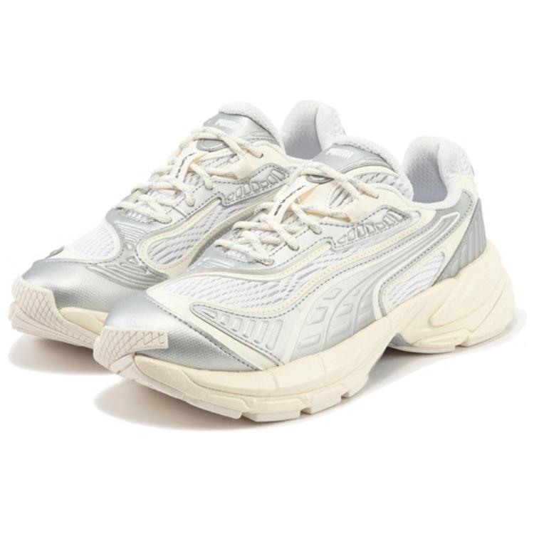 Lookbook PUMA Velophasis 舒適 減震防滑 低筒 老爹鞋 男女同款 銀色