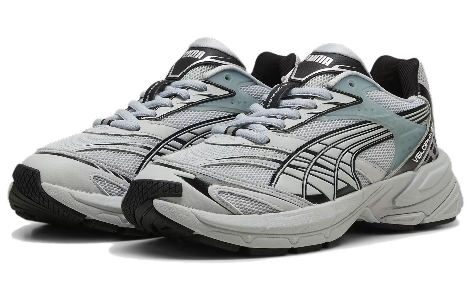 Lookbook PUMA Velophasis Always On 減震耐磨 低幫 生活休閒鞋 男女同款 鉑金灰銀