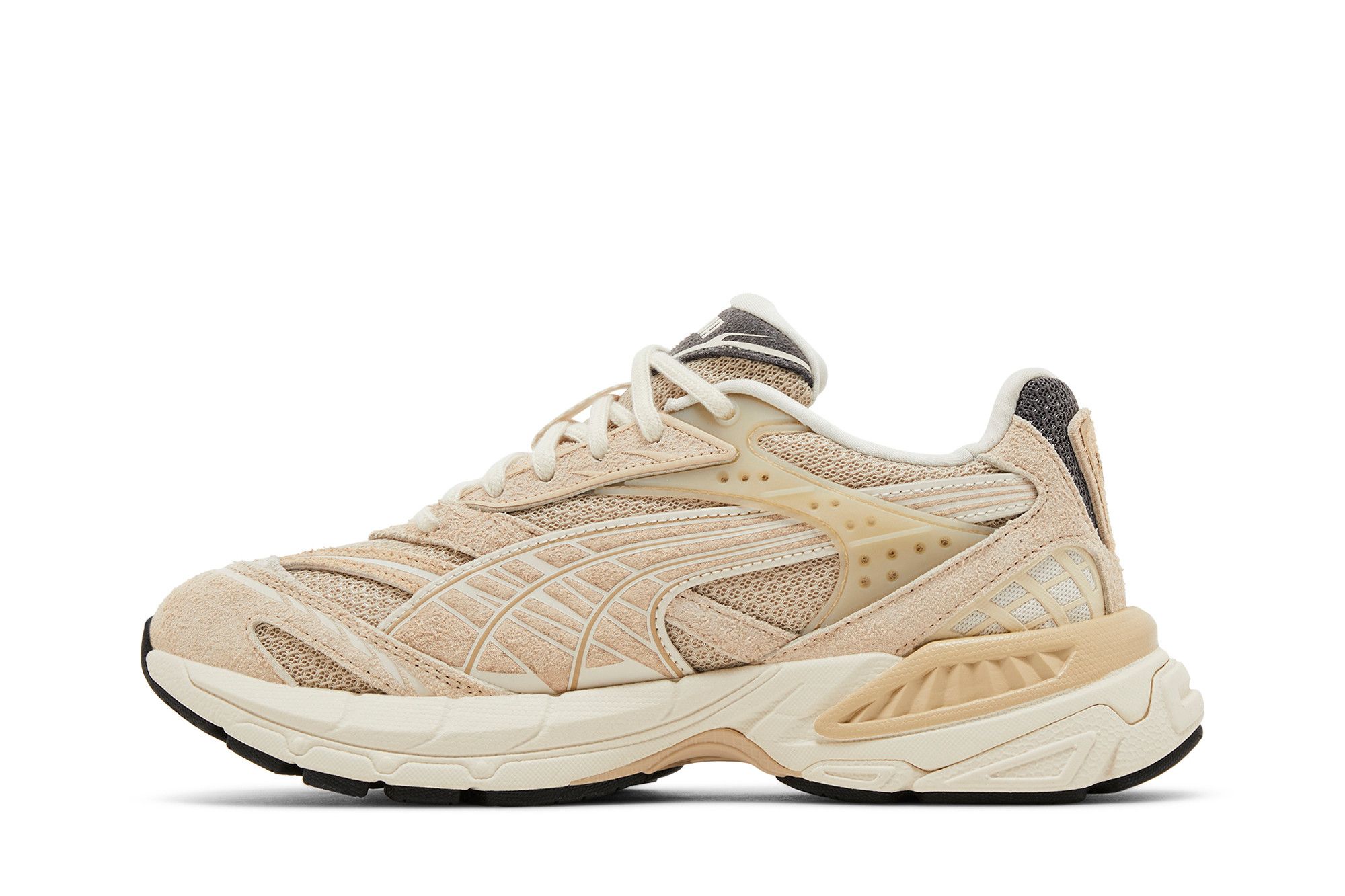 Lookbook PUMA Velophasis 防滑 低筒 老爹鞋 男女同款 燕麥色