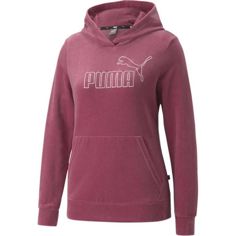 Puma Velvet Logo Pullover Hoodie - Orchid Color 674369-45