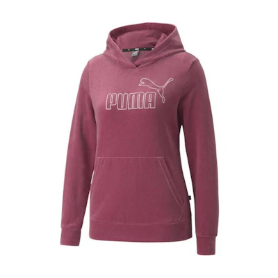 Puma Velvet Logo Pullover Hoodie - Orchid Color 674369-45