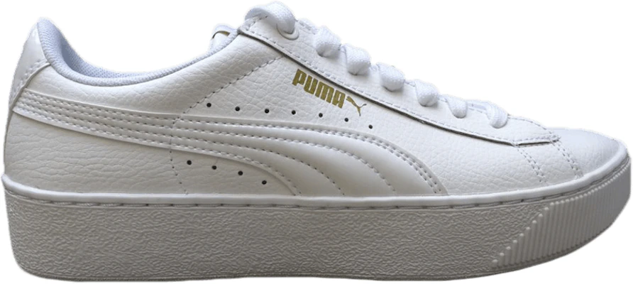 Puma platform vikky white sales