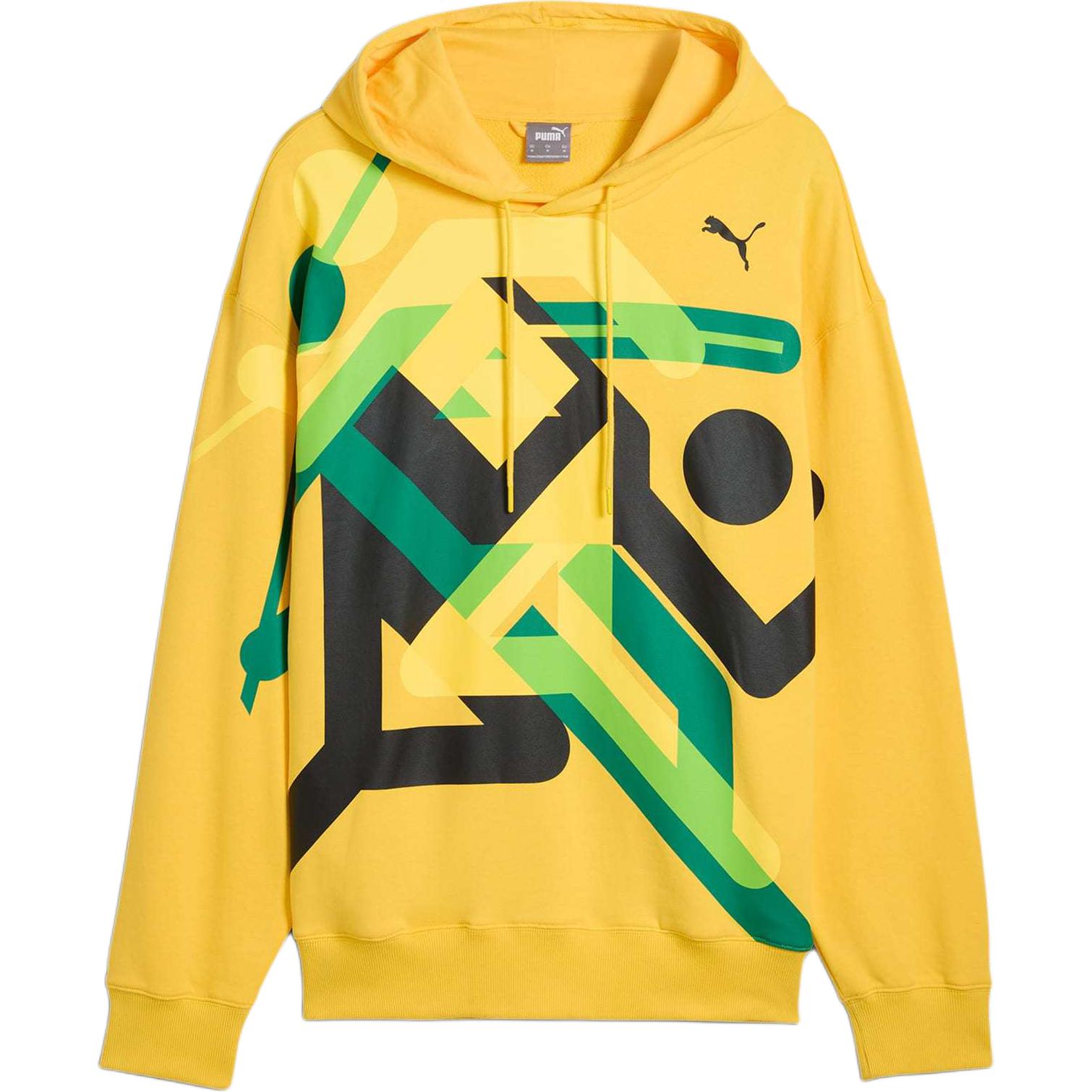 Puma Village Wear Colorblock Soft Letter Hoodie Starlight Jam 606095-02