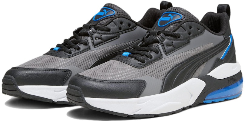 PUMA Vis2K 舒適 百搭 抗磨 低筒 生活休閒鞋 男款 黑藍 Lookbook PUMA Vis2K 舒適 百搭 抗磨 低筒 生活休閒鞋 男款 黑藍
