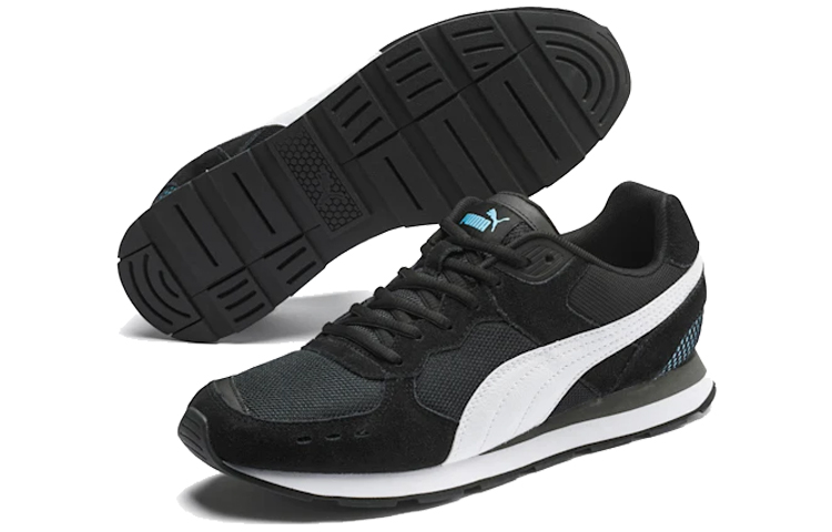 Lookbook プーマ ビスタ 黒/青 (Puma Bisuta Kuro/Ao) 369365-14