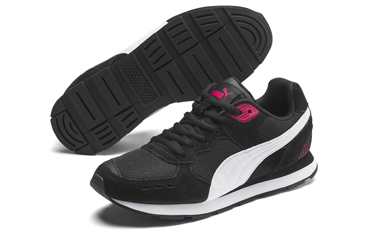 Shop Puma Vista 黑白紅 低筒運動鞋