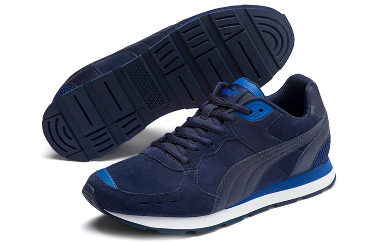Purchase 푸마 비스타 스웨이드 블루 스니커즈 (Puma Vista Suede Blue Sneakers) 370168-04