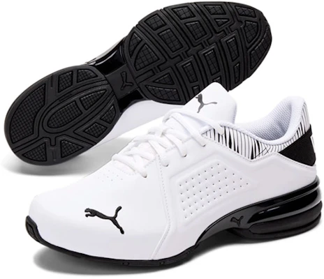 Puma Viz Runner ''Graphique Noir et Blanc'' 194218-09 Shop Puma Viz Runner ''Graphique Noir et Blanc'' 194218-09
