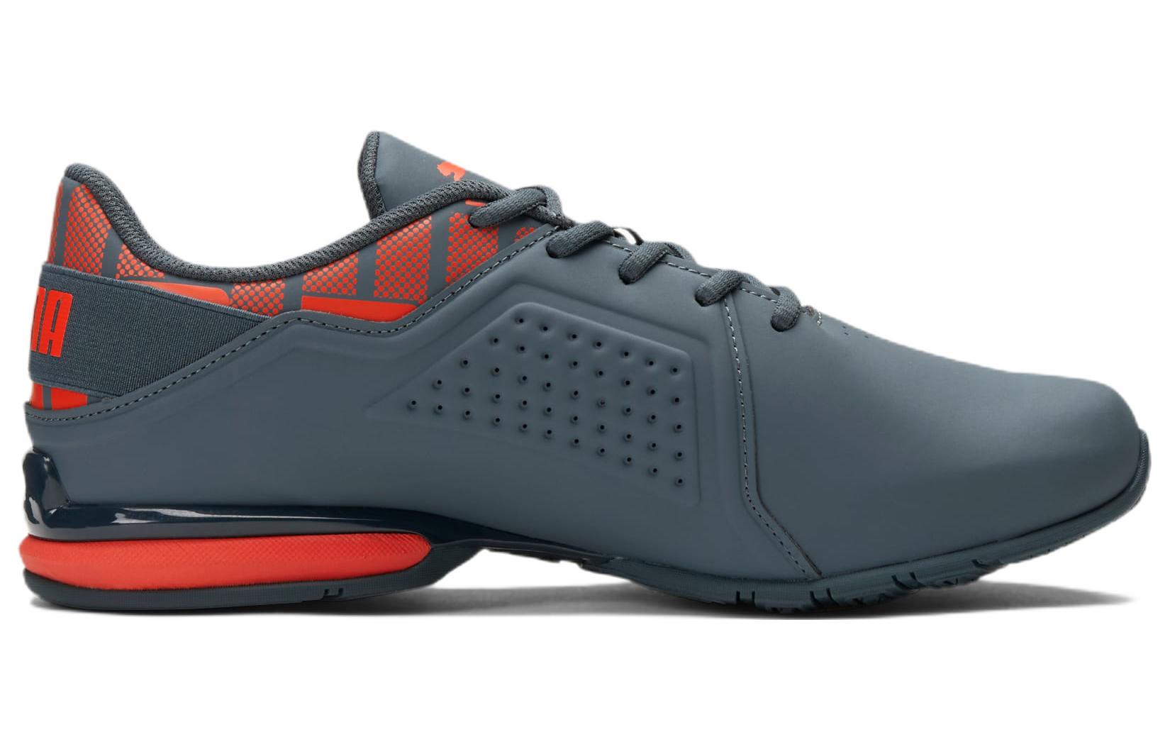 Order Puma Viz Runner Repeat Wide 'Grey Blue Orange' 377334-01