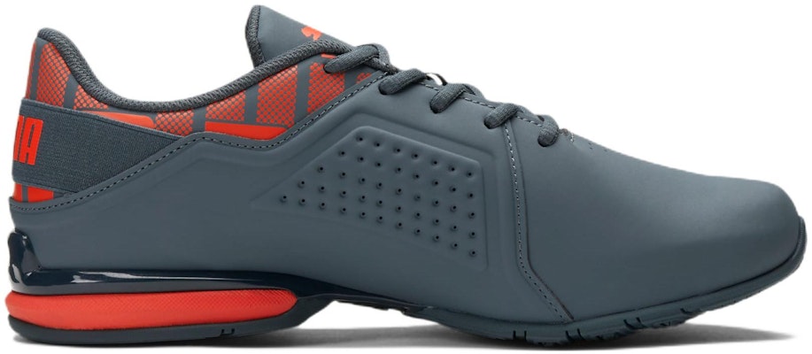Puma Viz Runner Repeat Wide 'Grey Blue Orange' 377334-01 Order Puma Viz Runner Repeat Wide 'Grey Blue Orange' 377334-01