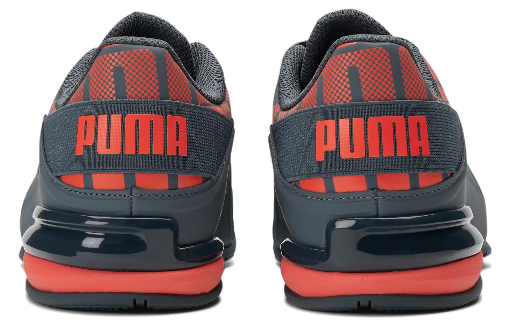Shop Puma Viz Runner Repeat Wide 'Grey Blue Orange' 377334-01