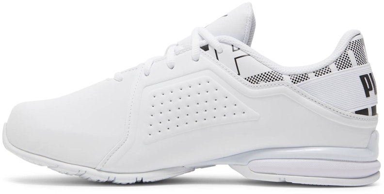 彪马 Viz Runner Repeat 宽版 '白色 黑色' 377334-12 Lookbook 彪马 Viz Runner Repeat 宽版 '白色 黑色' 377334-12