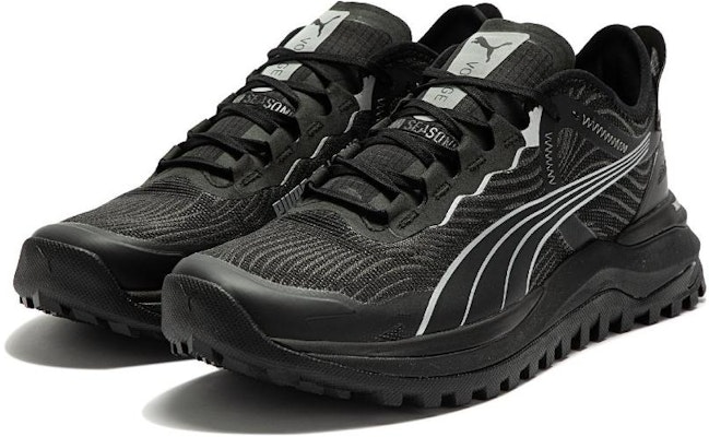 Puma Voyage Nitro 2 'Hitam Metalik Perak' 376919-01 Lookbook Puma Voyage Nitro 2 'Hitam Metalik Perak' 376919-01