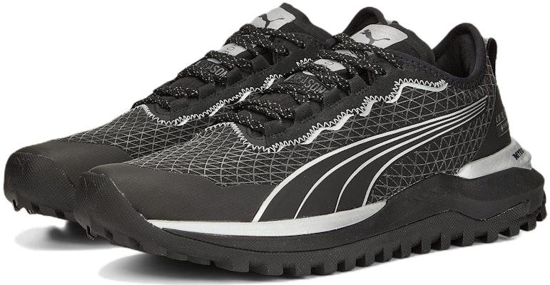 Puma Voyage Nitro 2 Gore-Tex '黑色金属银'运动鞋 376944-01 Lookbook Puma Voyage Nitro 2 Gore-Tex '黑色金属银'运动鞋 376944-01