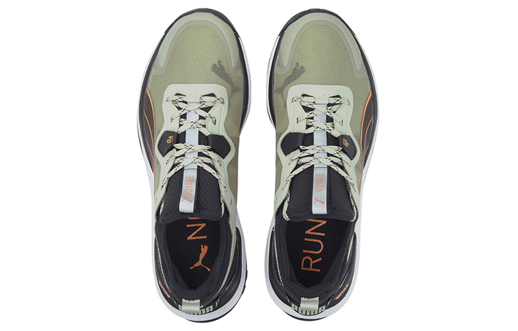 Lookbook Puma Voyage Nitro 'Spring Moss' Sepatu Lari Pria/Wanita 195504-07