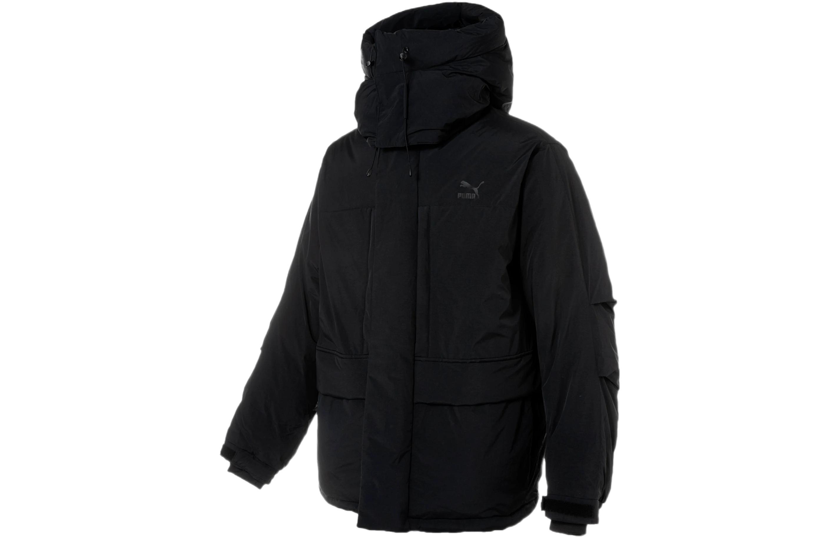 Puma WarmCELL Logo Print Full-Zip Hoodie Jacket with Pockets 933447-01