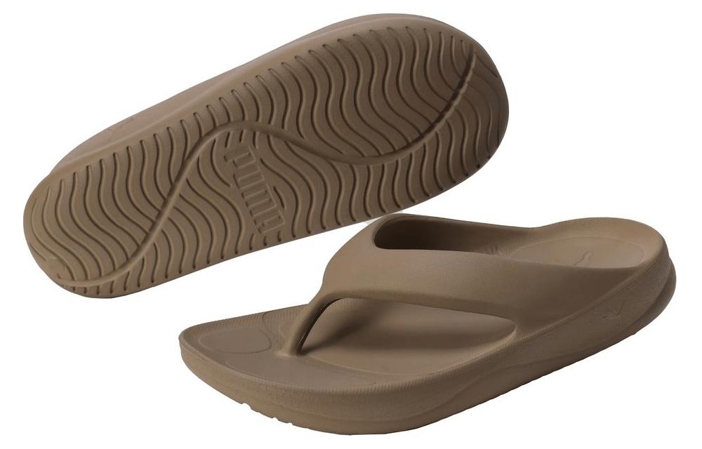 Lookbook 彪馬 Wave 夾腳拖鞋 '隱密綠' 383805-04