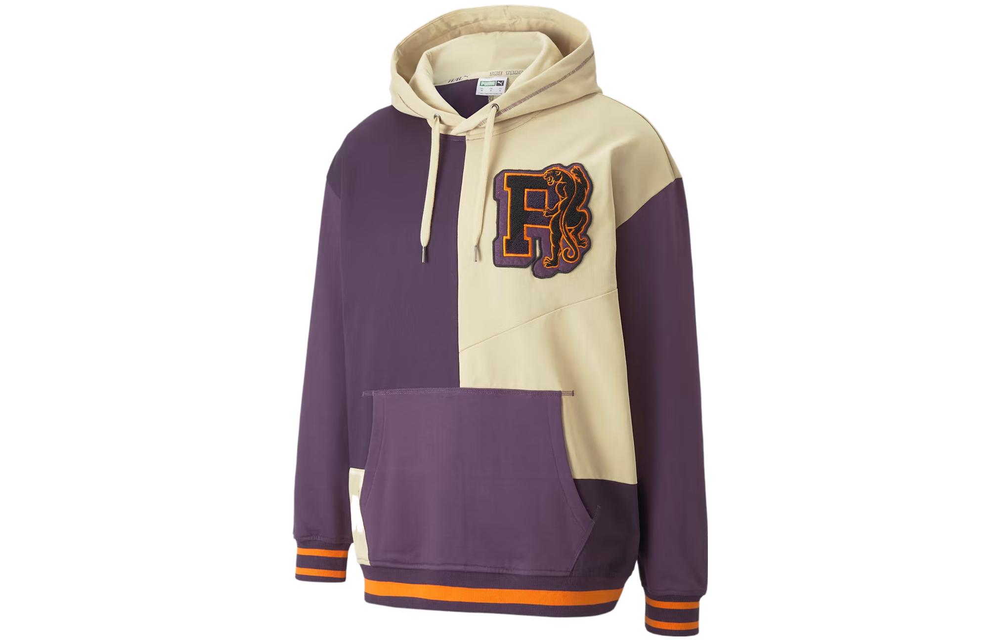 Puma We Are Legends Colorblock Hoodie Purple - Long Sleeve Logo Sweatshirt 534775-02