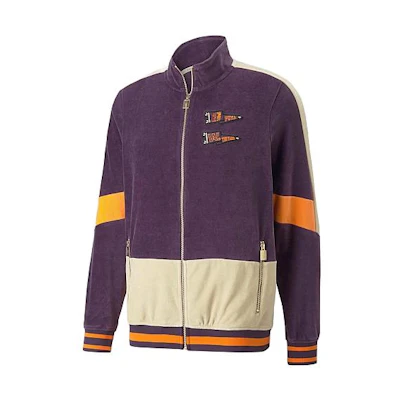 Puma We Are Legends Violet Retro Track Jacket Colorblock Activewear 534777-02