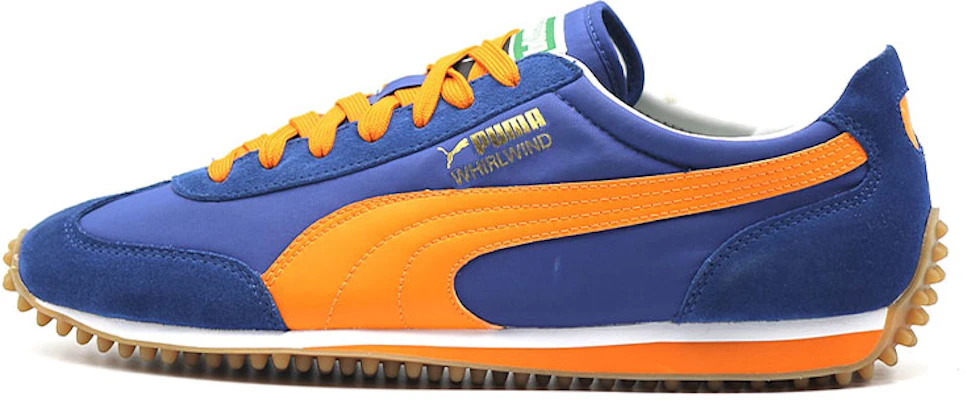 PUMA Whirlwind Classic 輕便耐磨 低幫 跑步鞋 男款 藍橙色 Buy PUMA Whirlwind Classic 輕便耐磨 低幫 跑步鞋 男款 藍橙色