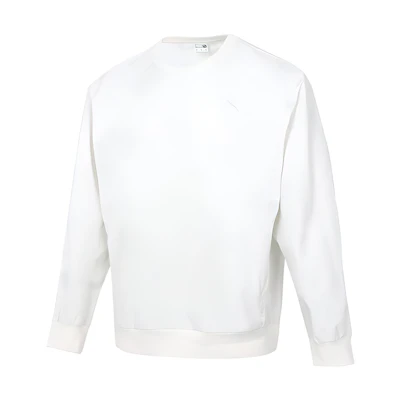 Puma White Crewneck Pullover Sweatshirt Casual Sportswear 530004-05