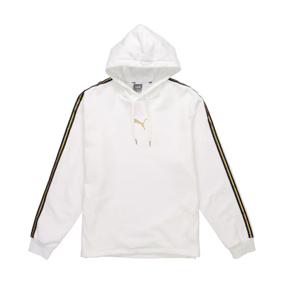 Puma White Gold-Print Fleece Hoodie - Warm Gift for Him 587139-02