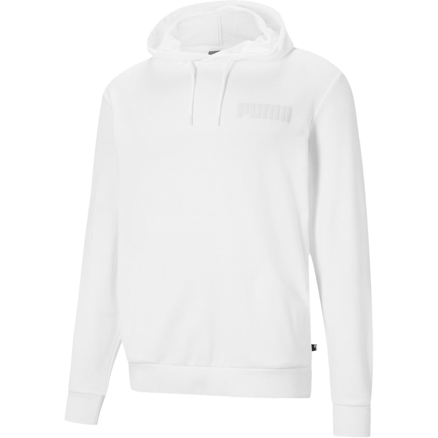 Puma White Hooded Casual Breathable Sweatshirt 588806-322509