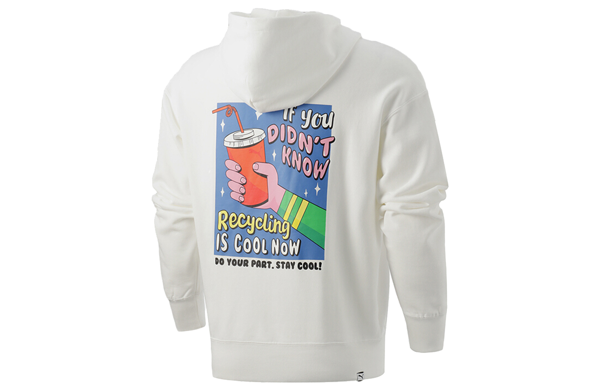 Puma White Hoodie with Graphic Print - Fall Collection 531429-02