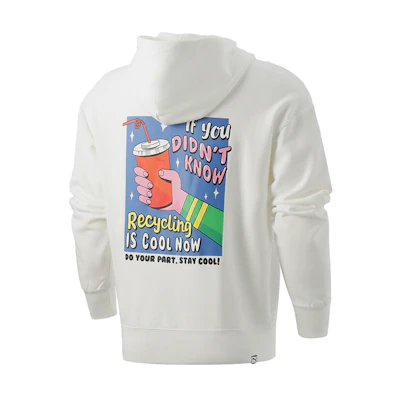 Puma White Hoodie with Graphic Print - Fall Collection 531429-02