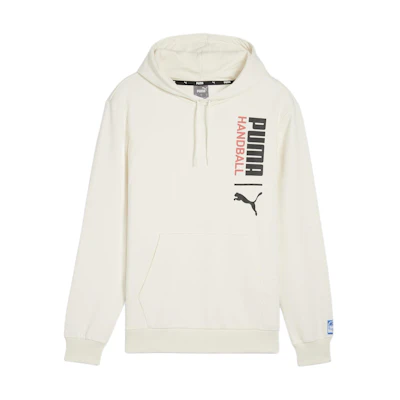 Puma White Hoodie with Vertical Letter Print 658522-08