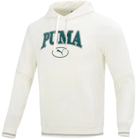 Puma White Pullover Sweatshirt with Letter Print, Breathable Casual Wear 678419-65 Puma White Pullover Sweatshirt with Letter Print, Breathable Casual Wear 678419-65