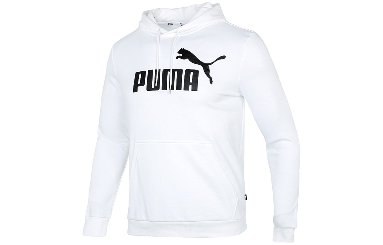 Puma White Retro Hoodie - Casual, Loose Fit for Running & Everyday Wear 588709-02