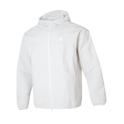 Puma White Training Windbreaker Jacket with Hood 689283-72